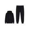Solid Color Knitted Running Sports Leisure Set Women Sets Black 962417201-1