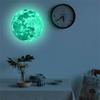 5-40cm Luminous Moon Sticker PVC Waterproof Green Blue Pink Glowing Moon Sticker Home Glow In The Dark Wall Decoration Stickers