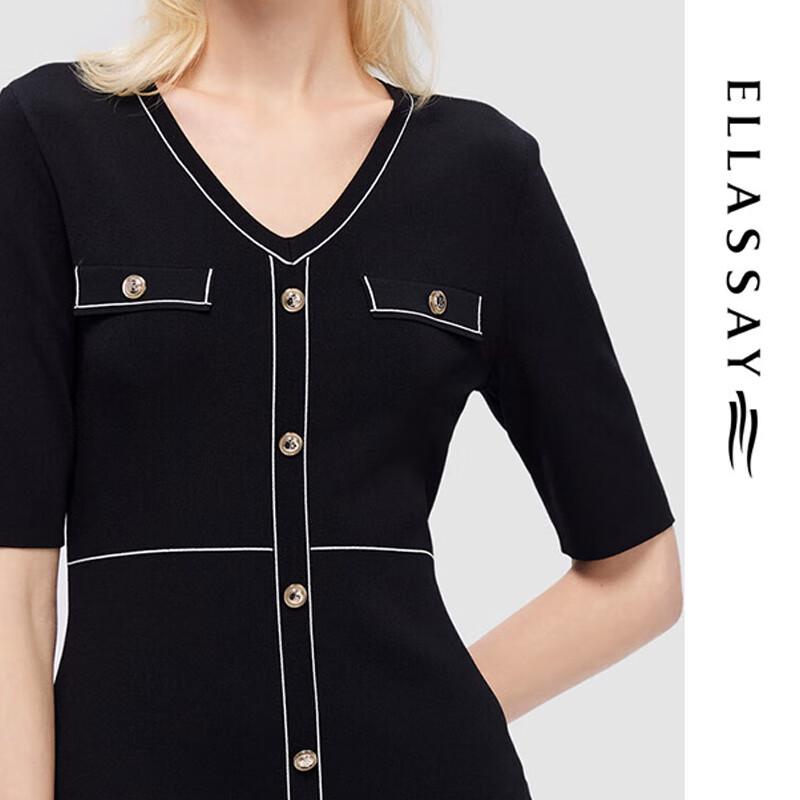 ELLASSAY Spring/Summer V-Neck Knit Dress