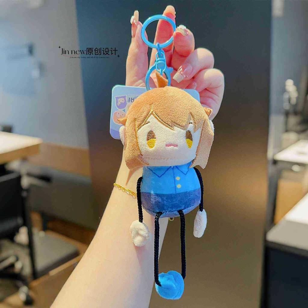 Плюшевый брелок с мультяшными персонажами, подвеска-мягкая кукла, украшение для рюкзака, подарок