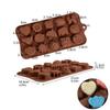Silicone Chocolate Mold Creative Chocolate Mold With Different Shapes Candy Making Supplies Silicone Trays No-Stick Silicone Ice
