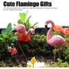 Садовая статуя фламинго, материал смола, 4 шт., милые подарки-фламинго, тонкие детали для патио