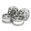 TAMIYA RC Spare Parts No.1715 SP.1715 BBX 4 Chrome Plated Wheels (26mm Width, Offset +2mm) 51715
