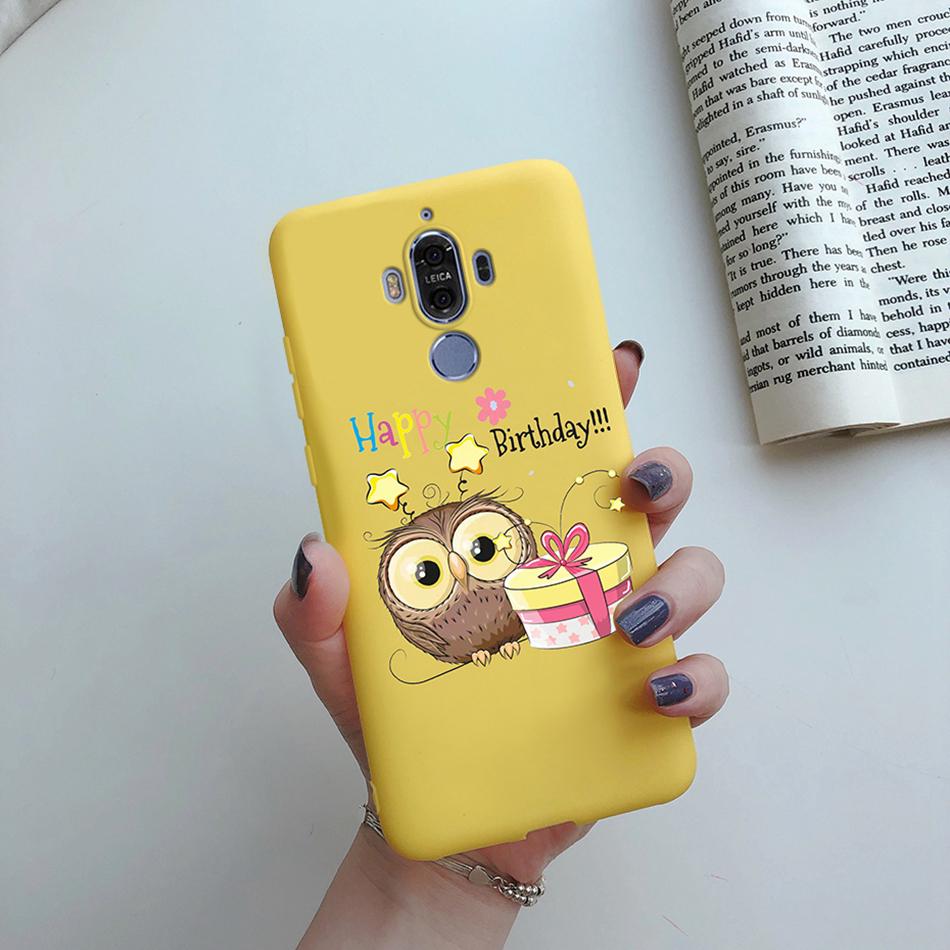Silicone Case for Huawei Mate 9 10 Pro Soft TPU Protective Cute Butterfly Flower Phone back cover Mate9 Mate10 10Pro Case fundas