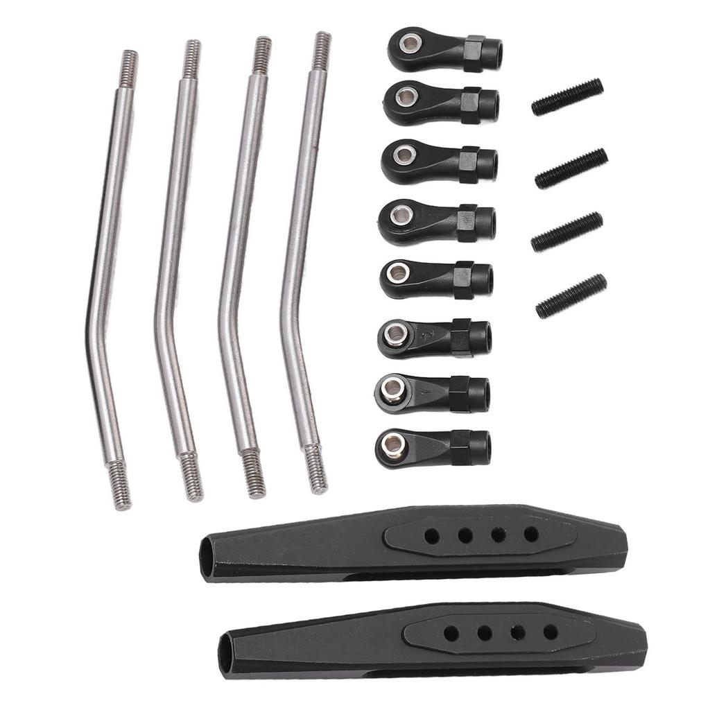 Металлические задние рычаги RC с подвеской, тяги для Axial RR10 90048 90053 RC CarЧерный