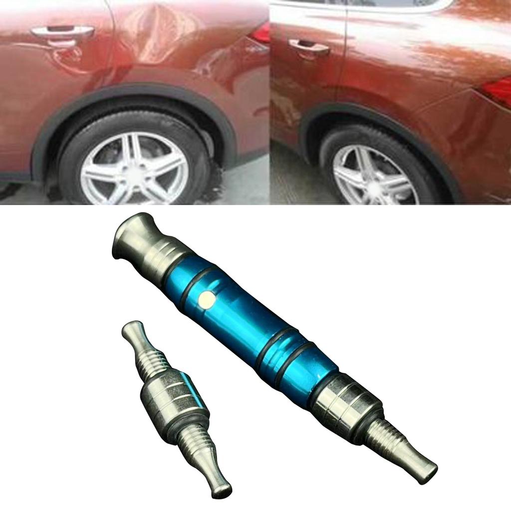 Беспокрасочное удаление вмятин Выравнивающая магнитная ручка Инструменты для удаления вмятин с кузова автомобиля Инструменты с насадками для выбивания Металлический инструмент для выбивания вмятин