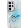Suitable for Samsung S25ultra Mobile Phone Case Marble S23 Electroplated Fine Hole Full Package Anti Fall A56 Ring Support