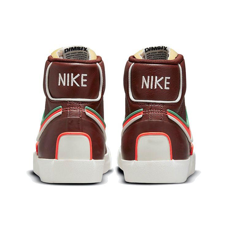 Nike Blazer Mid 77 Infinite Bronze Eclipse Crimson Men Sneakers Brown Bright-Crimson Light-Bone DA7233-200