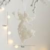 Plastic Christmas Decorations White Xmas Tree Hanging Ornaments Xmas Home Decoration