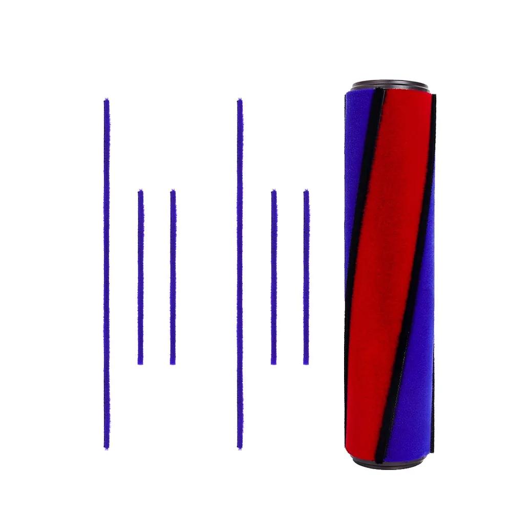 Для Dyson V6 V7 V8 V11 V11 V11 Мягкая роликовая насадка для пылесоса Плюшевые полоски Щетка для твердого пола Основная щетка Сердечник Аксессуары Замена