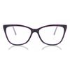 Full Rim Cat Eye Glossy Dark Purple Vicari Cp115d Fashion Women Eyeglasses