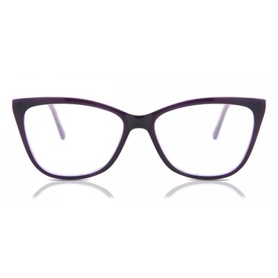 Ободковые Кошачий глаз Глянцевые Темно-фиолетовые Коллекция Smartbuy Vicari Cp115d Модные Женские Очки