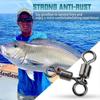 Sea Boat Swivels Triangle Joint Fishingline Connector Fishing Swivel Rolling Fishing Connector