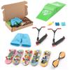Mini Finger Skateboard Finger Scooter Mini Shorts Set Interactive Finger Toy Novelty Activity Mini Finger Toy for Kids
