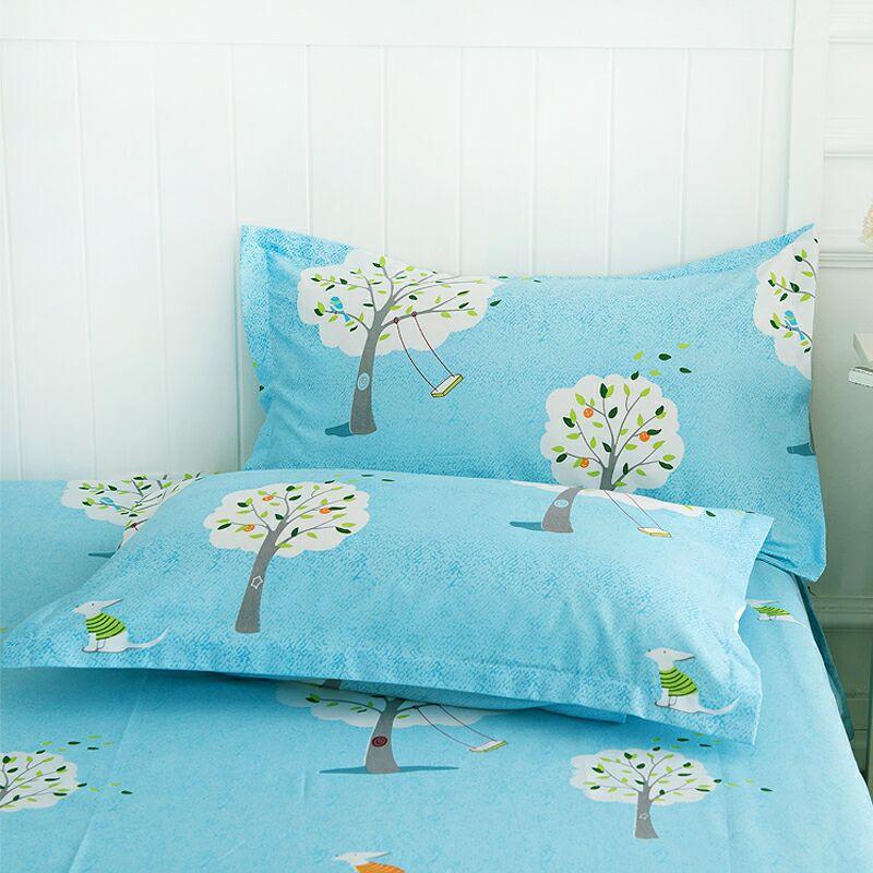 2Pcs 48X74Cm Printed Pillow Case Bed Pillowcases Standard Pillow Cover for Bedding Bedroom (No Filler)