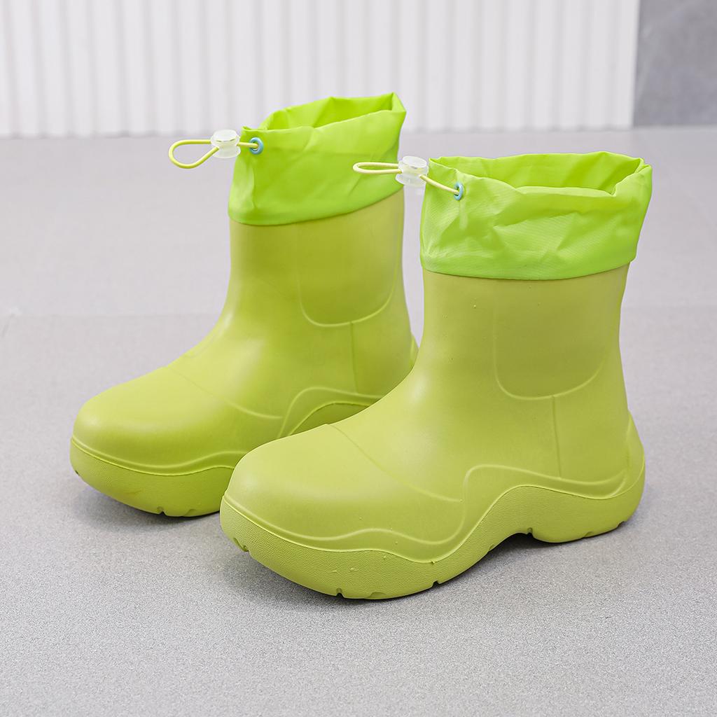 High Quality Women Rain Boots EVA Anti-slip Waterproof Shoes for Ladies and Students