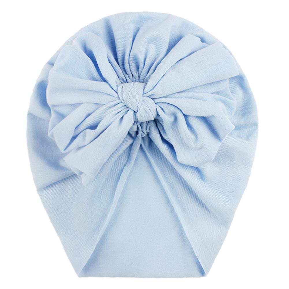 Cotton Baby Hat Solid Color Big Bow Baby Girls Beanie Cap Toddler Kids Baby Boy Headwrap Caps Accessories