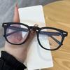 Очки с защитой от синего света для женщин с обычной оправой для очков, готовая ретро-плоская легкая оправа