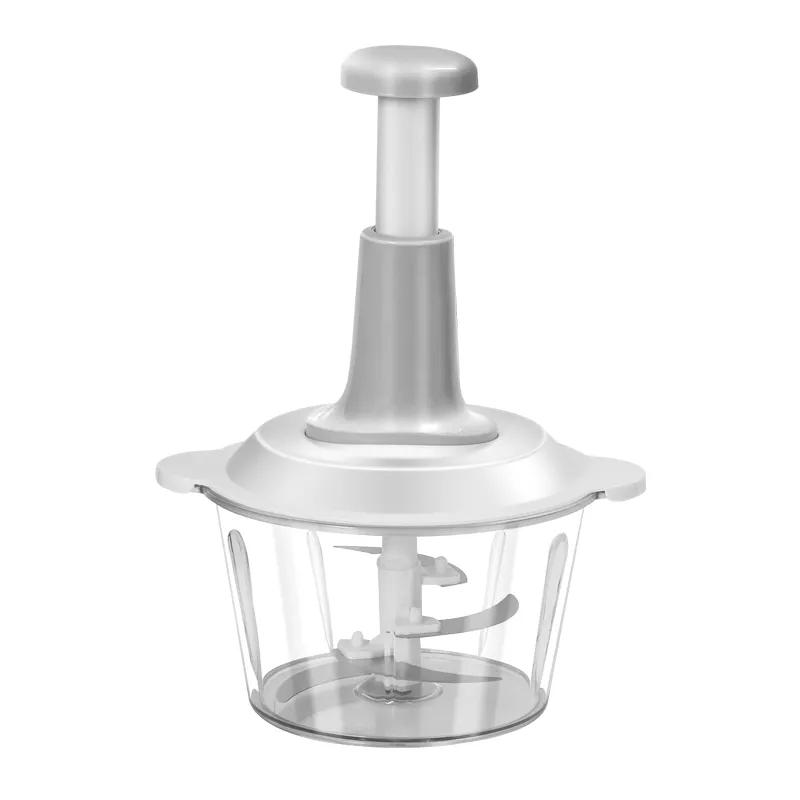 Manual Minced Vegetable Crusher Meat Grinder Machine Household Multi-function Cooking Machine Squeezed Fruit Juice Garlic Chopper Masher Shredded Tool