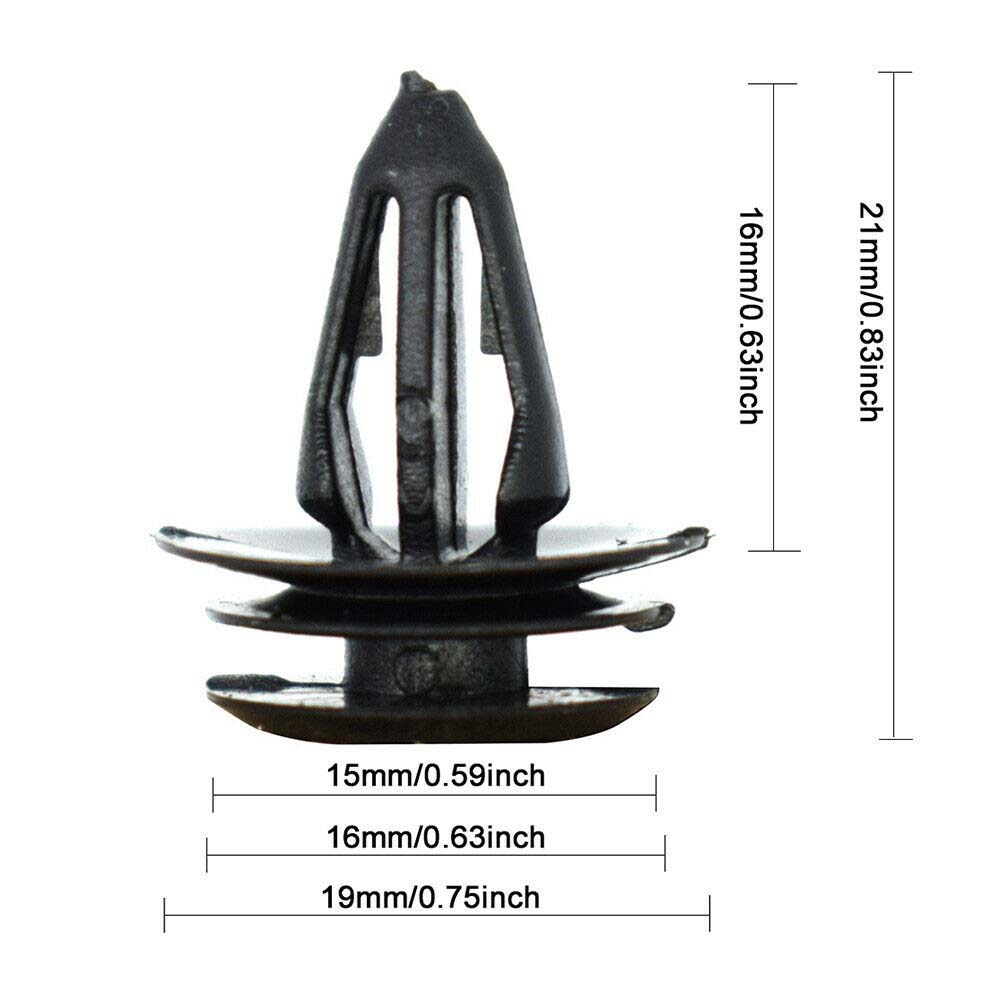 10 шт. зажимов для шнура, пластиковые, черные, OEM REF 10116060 для MG ZS MG3, задняя крышка багажника, полка, зажимы для шнура, фиксатор