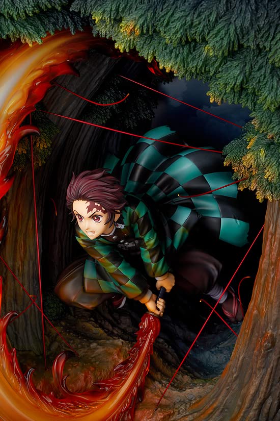 Good Smile Company Demon Kimetsu No Yaiba Kamado Tanjiro Hinokami Kagura Enbu Plastic Painted Complete Figure Slayer Non-scale