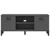 Shoe Bench VIKEN Anthracite 106x35x45 cm Wood Based Material