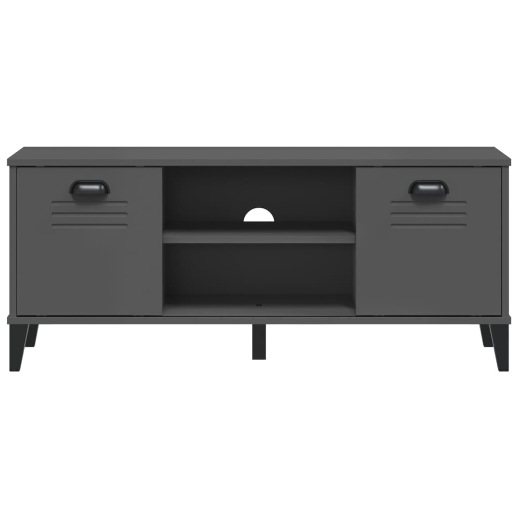 Shoe Bench VIKEN Anthracite 106x35x45 cm Wood Based Material