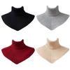 Warm Windproof Detachable Scarf Elastic Neck Sleeve Womens Turtleneck Ponchos Shoulder Layering Accessory