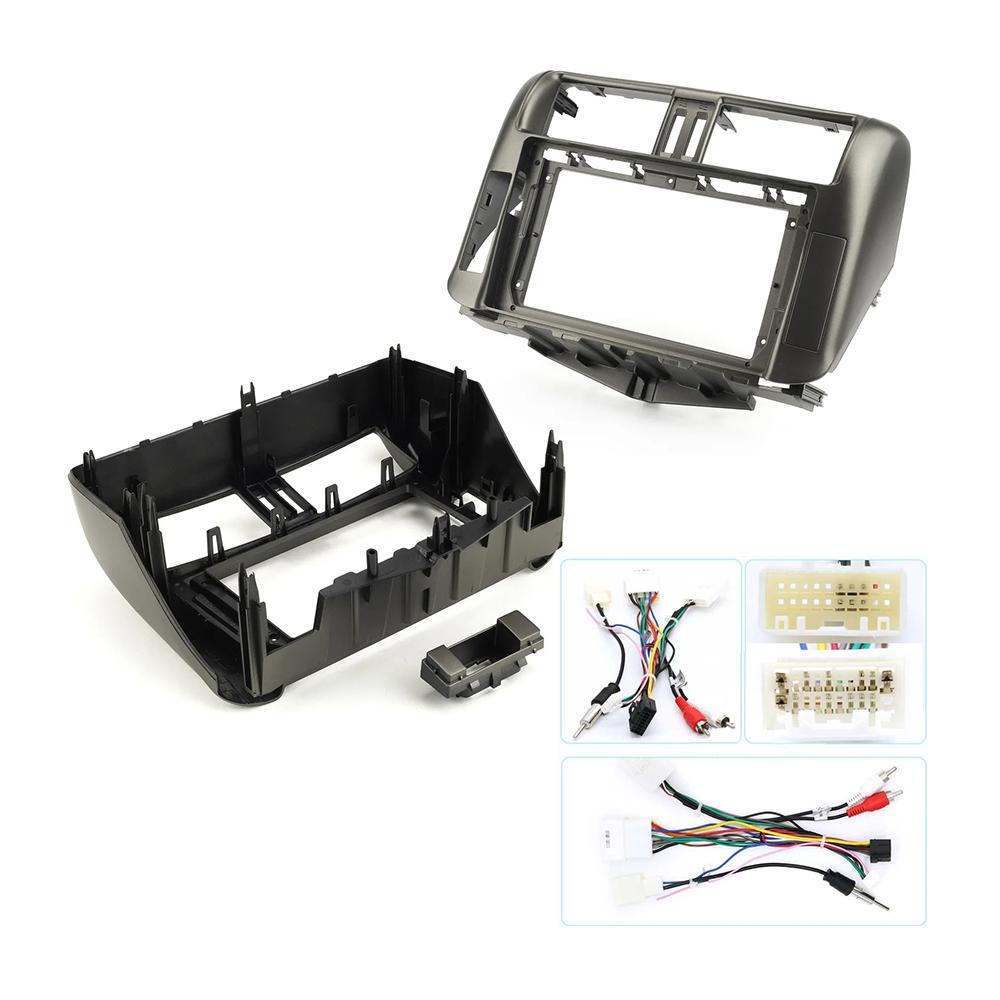 Android Carplay автомобильное радио для Toyota Land Cruiser Prado 150 2009-2013 мультимедийный проигрыватель головное устройство стерео GPS навигация BT WIFI 4+64 ГБ