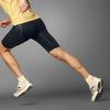 adidas Мужские шорты для бега Adizero Control в полоску со средней талией, черные IK9716