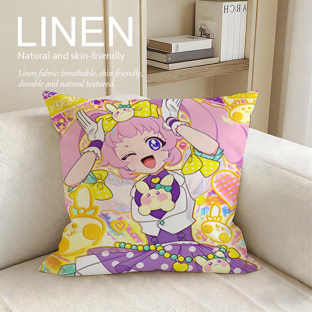 Cute Himitsu no AiPri Cushion Cover Pillowcase Set Pcs x x Breathable Washable Sofa Cushion Cover