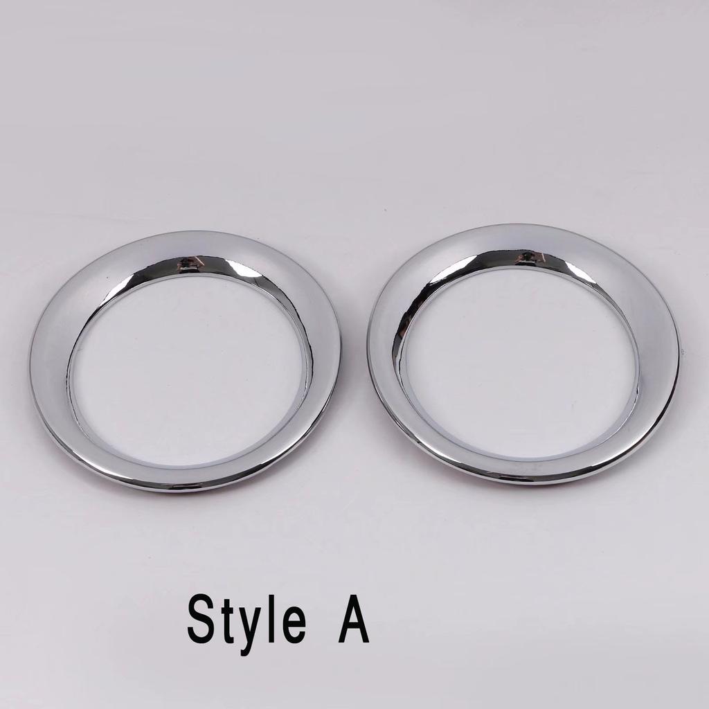 Car Front Fog Light Lamp Frame ABS Chrome Cover Trim Stick Parts Eyebrow For Benz Vito W447 2016 2017 2018