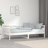 VidaXL Daybed White Solid Pine Wood 80x200 Cm 820303