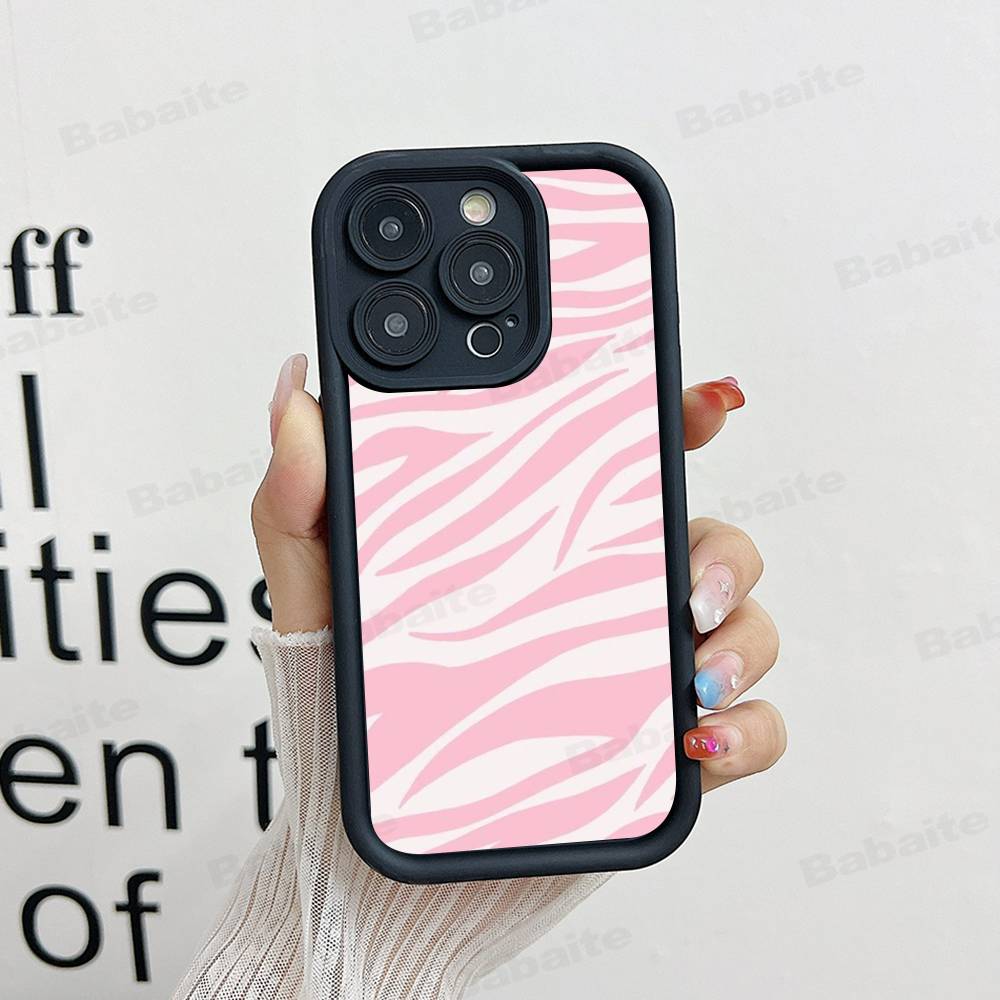 Zebra Pattern Art Phone Case For IPhone 17 16 15 14 13 12 11 Pro Max Anti Drop Soft Cover