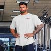 Muscleguys Новая летняя футболка большого размера, мужская футболка для тренажерного зала, бодибилдинга, фитнеса, свободная повседневная одежда для образа жизни, мужская уличная футболка в стиле хип-хоп