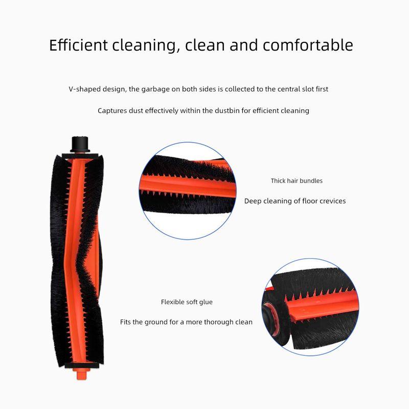 Compatible with Xiaomi S40 Pro Robot Vacuum Cleaner Ov71Gl Accessories: Side Brush, Filter, Mop, Cleaning Fluid, Consumables