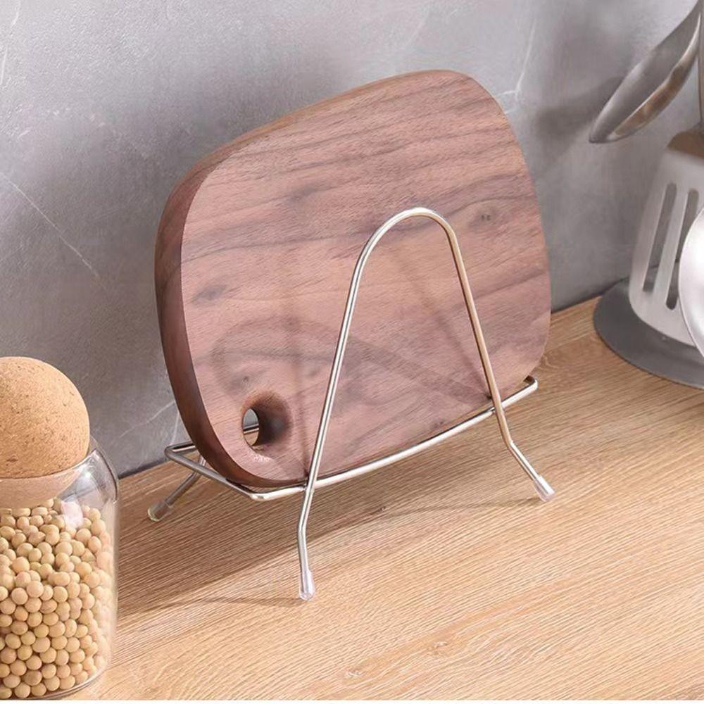 Space Saving Pan Cover Shelf Multifunctional Pot Lid Rack Useful Cutting Board Holder