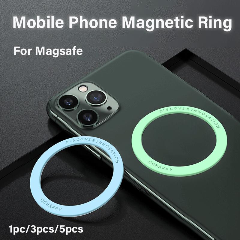 1/3/5 шт. Магнитное кольцо для мобильного телефона для Magsafe Универсальная ультратонкая магнитная пластина для листов беспроводной зарядки для iPhone 17 16