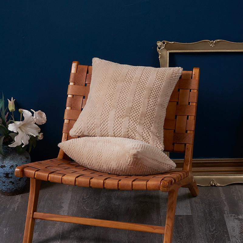 Только наволочка Роскошная плюшевая наволочка из искусственного кроличьего меха Мягкая наволочка для дивана в современном стиле