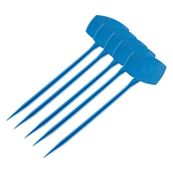 5 шт. Бирки для растений многоразовые пластиковые Т-образные этикетки для растений маркеры для растений