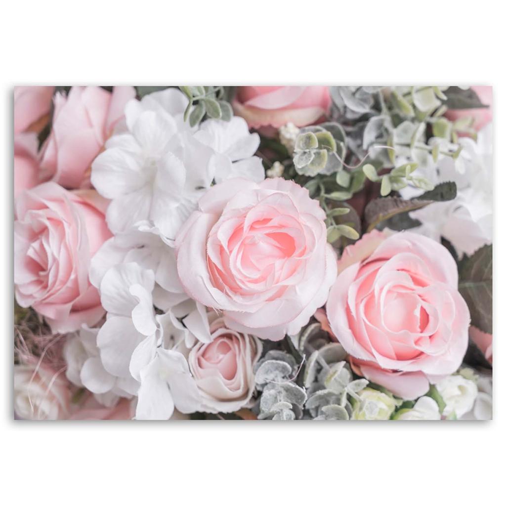 Печать на холсте, Розовые розы