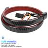 1PCS Carbon Fiber 110CM 120CM LED Strip Light Turn Signal Brake Rear Tail Lights Driving DRL Tail Lamp Universal 12V