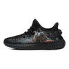 adidas Оригинальные Yeezy Boost 350 V2 Текстильные, TPU Амортизация Дышащие Низкие Повседневные Кроссовки Унисекс Черные HQ4540(Команда54-)