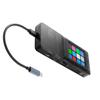USB-хаб док-станция с сенсорным управлением, ЖК-экраном, RJ45, слотами для карт памяти (SD/TF), поддержкой PD 100 Вт, HDTV 3840*2160 для ноутбука