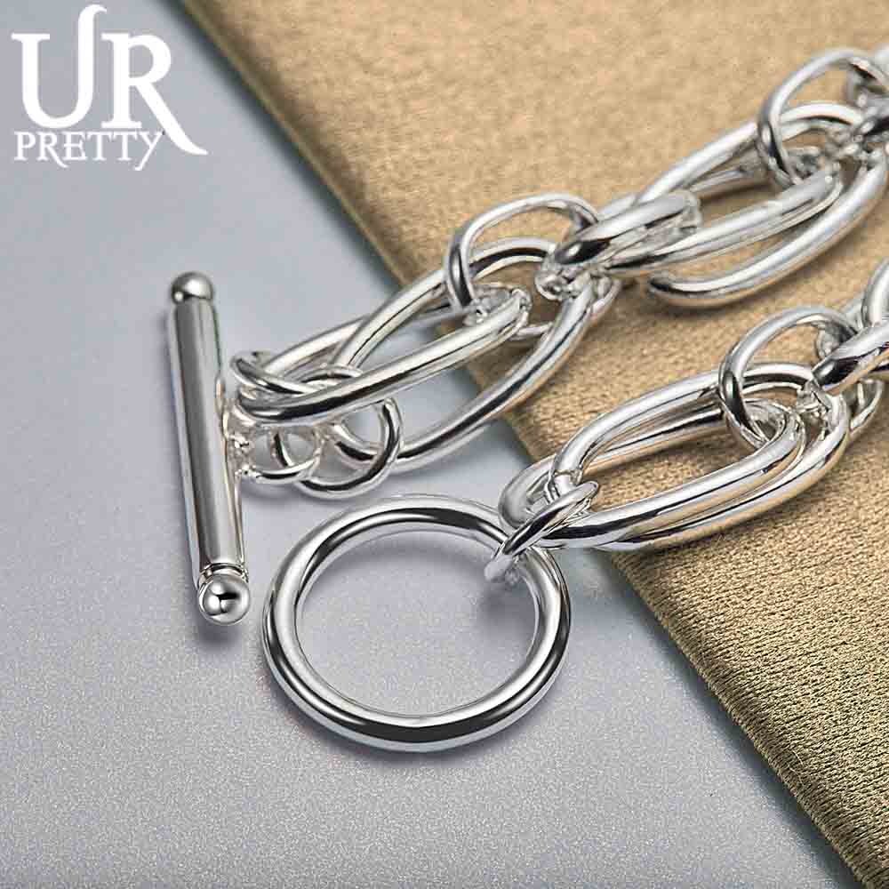 Браслет из стерлингового серебра 925 пробы, модные свадебные украшения для вечеринки