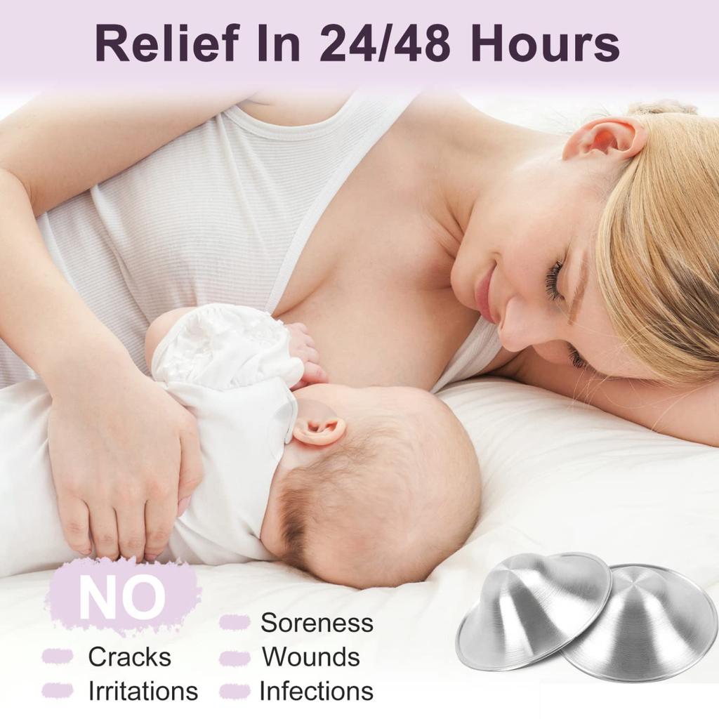 Reusable Nipple And Soothe Nipples; -free And Plated.