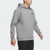 adidas Толстовка с капюшоном с объемным рукавом и 3D-тиснением, однотонный логотип, спортивная толстовка для гольфа, мужские толстовки с капюшоном, серые HZ3244