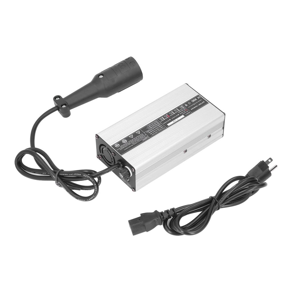 Зарядное устройство для аккумулятора Club Car 48 В 5 А 3-контактное круглое алюминиевое 60 Гц Замена для Precedent 2004–2014