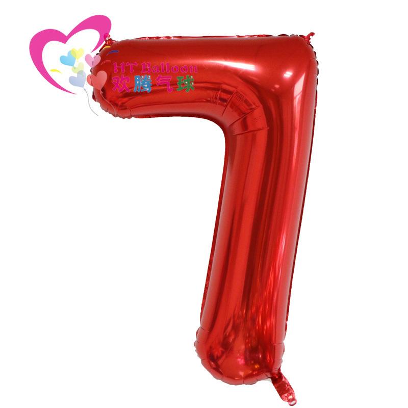 40 Inch Red Large Numbers Balloon 0-9 Birthday Party Decorations Helium Foil Mylar Big Number