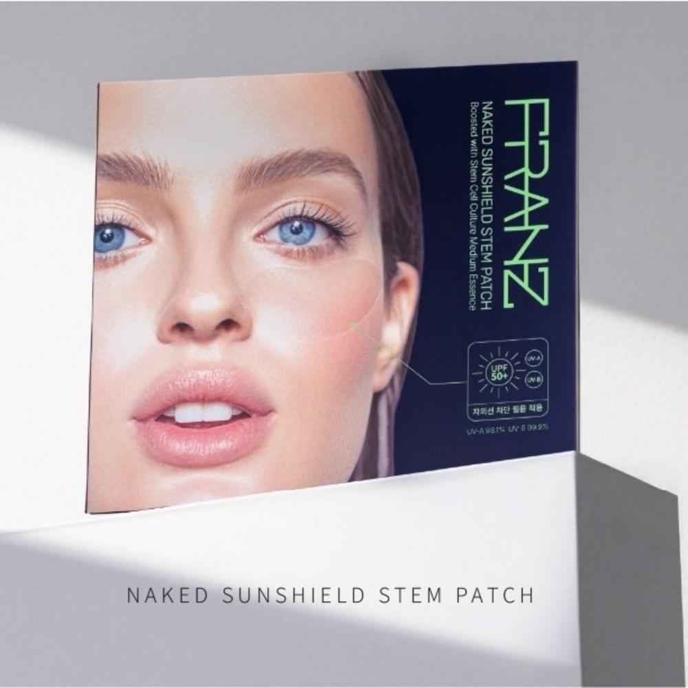 Franz Naked Sunshield UV Protection Golf Patch Прозрачный солнцезащитный пластырь STEM PATCH 10 порций, 1 упаковка, 10,3 мл